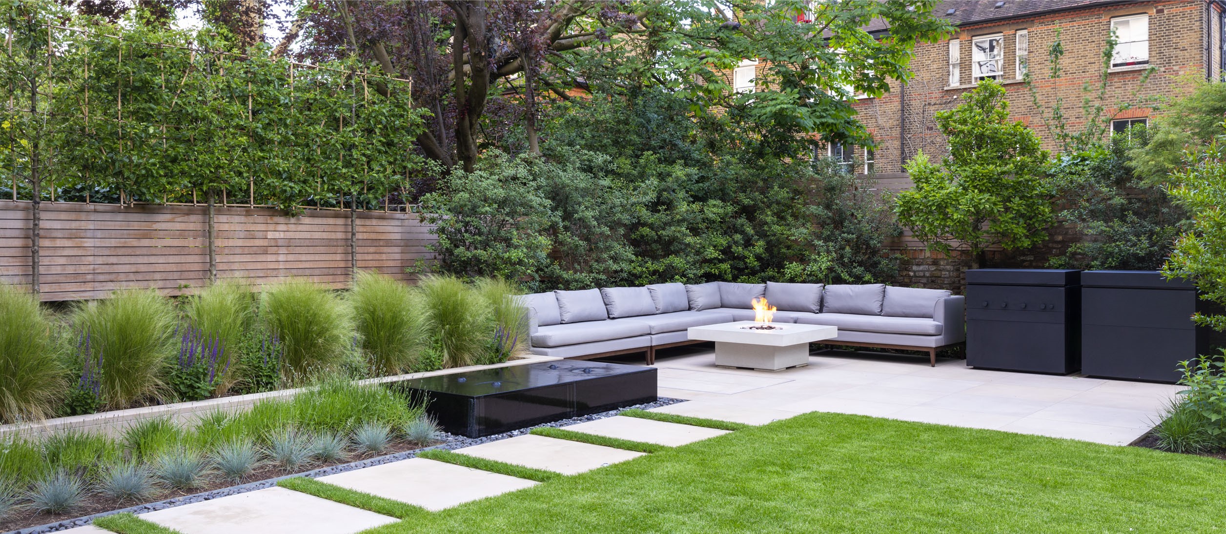 modern garden