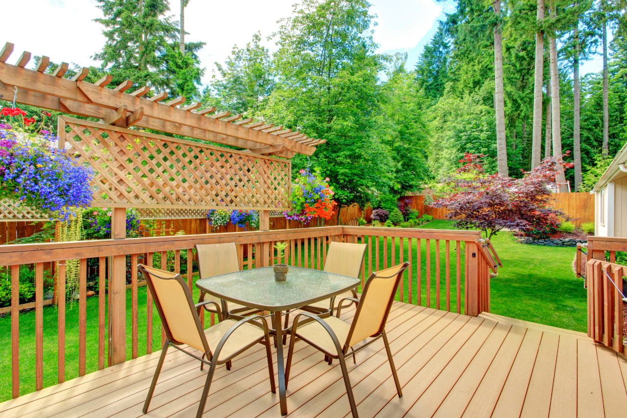 wooden deck