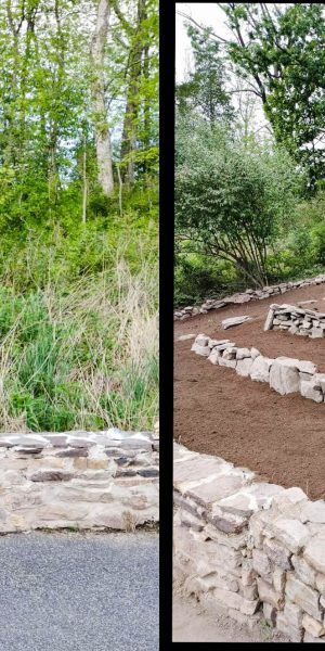 Creating Garden Bed for homeowner to plant
